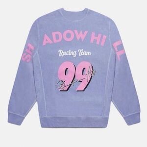 Shadow Hill Sweatshirt Large Purple Racing Team Graphic